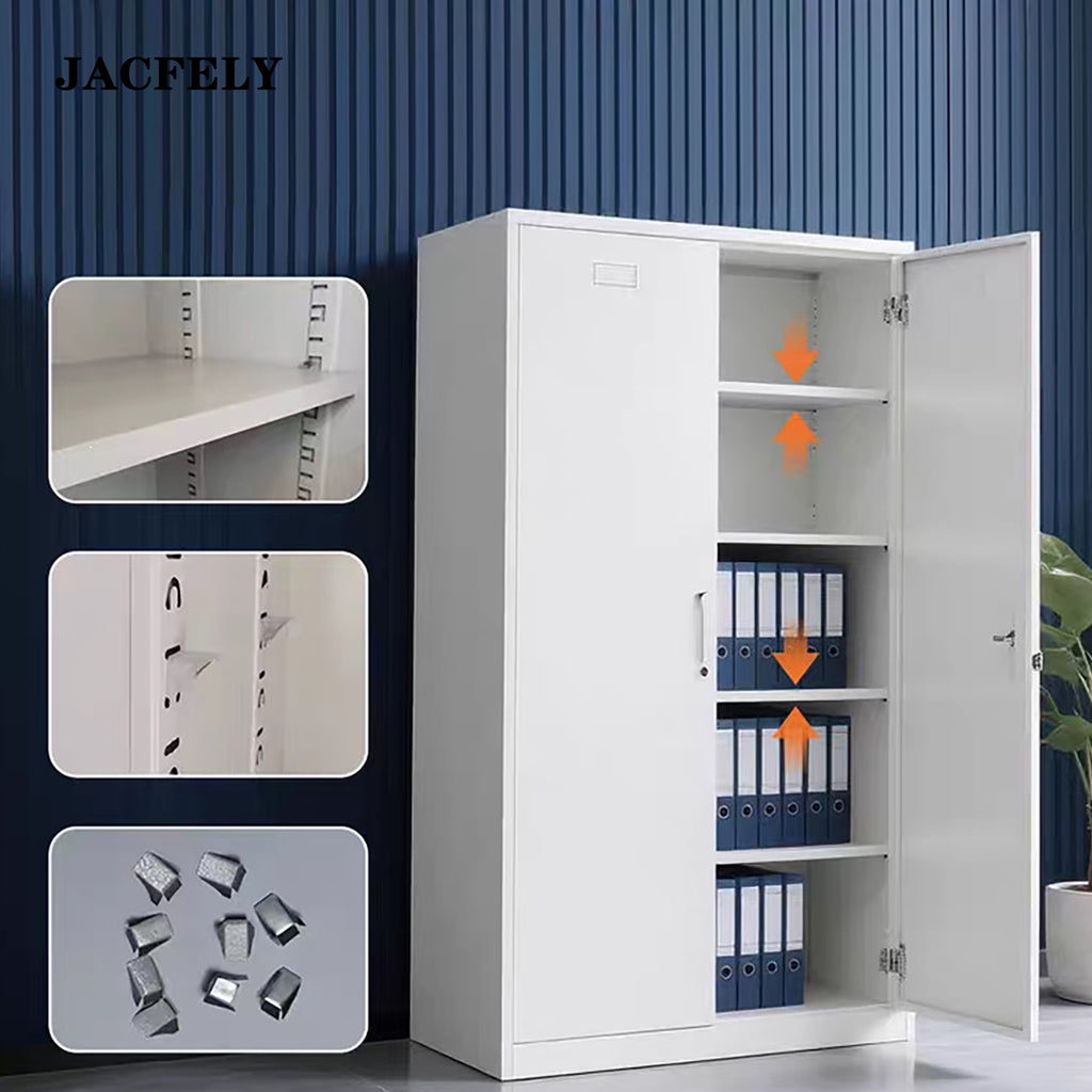 JACFELY Metal Cabinet Shelf, Steel Replacement Shelf for File Cabinets, Adjustable Divider Board