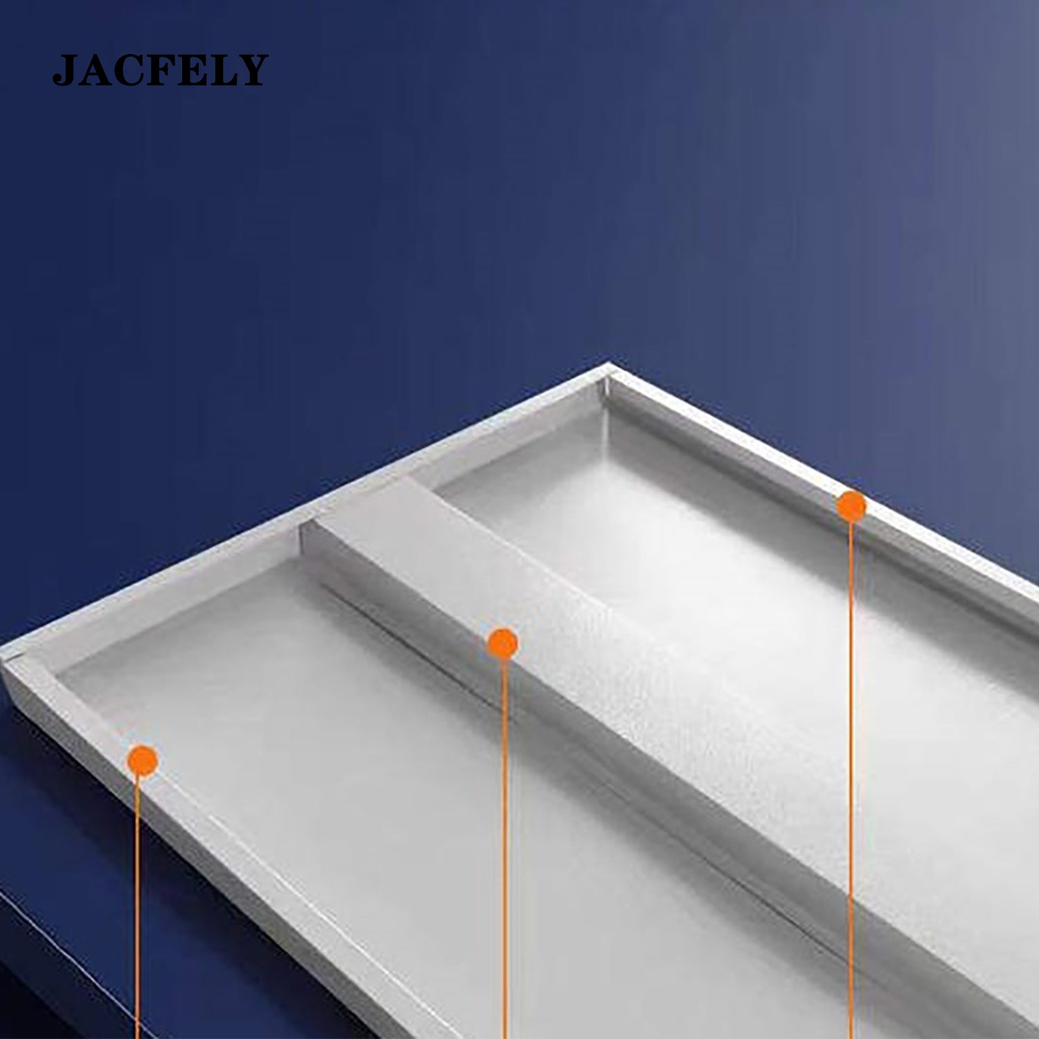 JACFELY Metal Cabinet Shelf, Steel Replacement Shelf for File Cabinets, Adjustable Divider Board