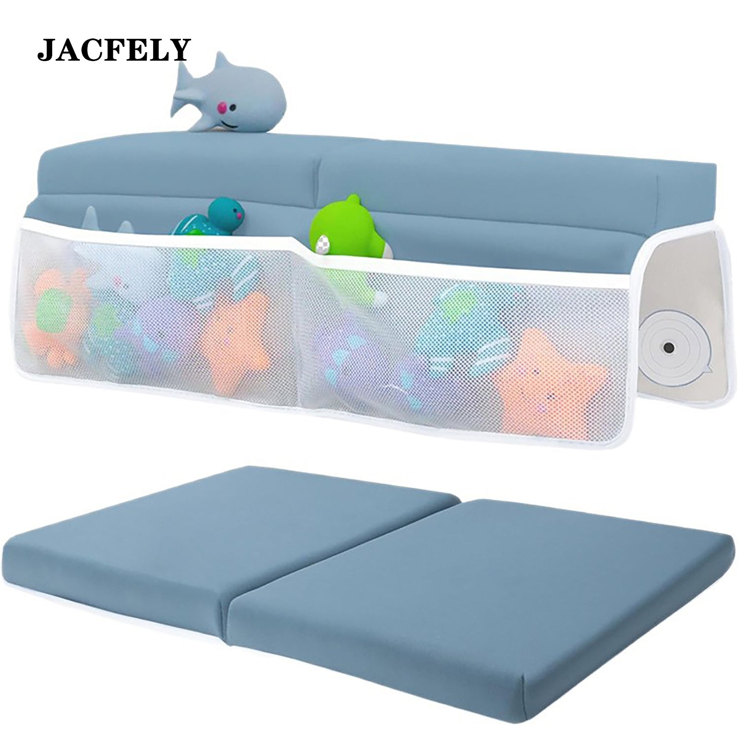 JACFELY Thick Baby Bath Kneeler Pad, Non-Slip Neoprene Knee Cushion for Bathing Baby, Bathroom Kneeling Mat