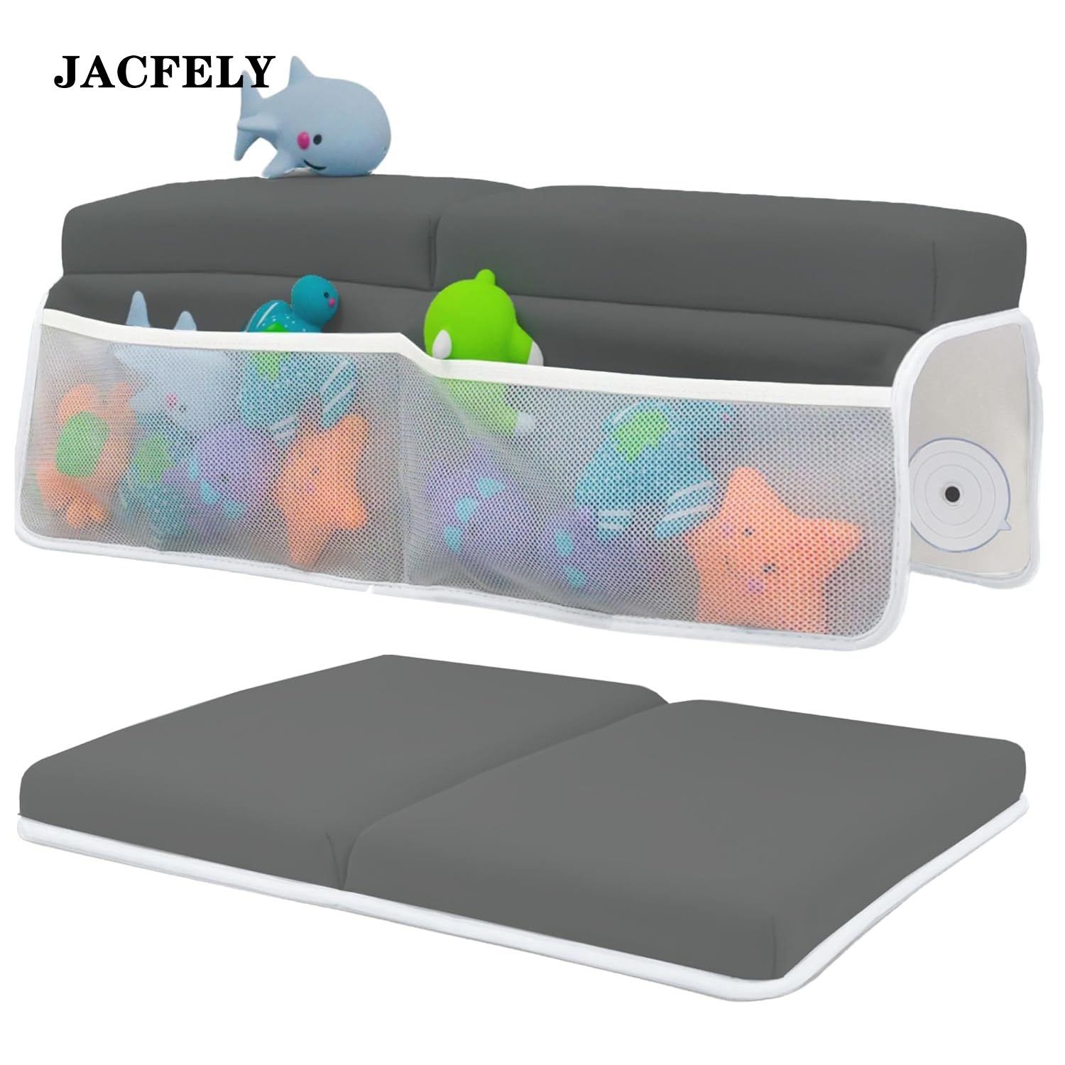 JACFELY Thick Baby Bath Kneeler Pad, Non-Slip Neoprene Knee Cushion for Bathing Baby, Bathroom Kneeling Mat