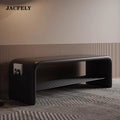 JACFELY Modern Upholstered Entryway Bench, Padded Shoe Bench