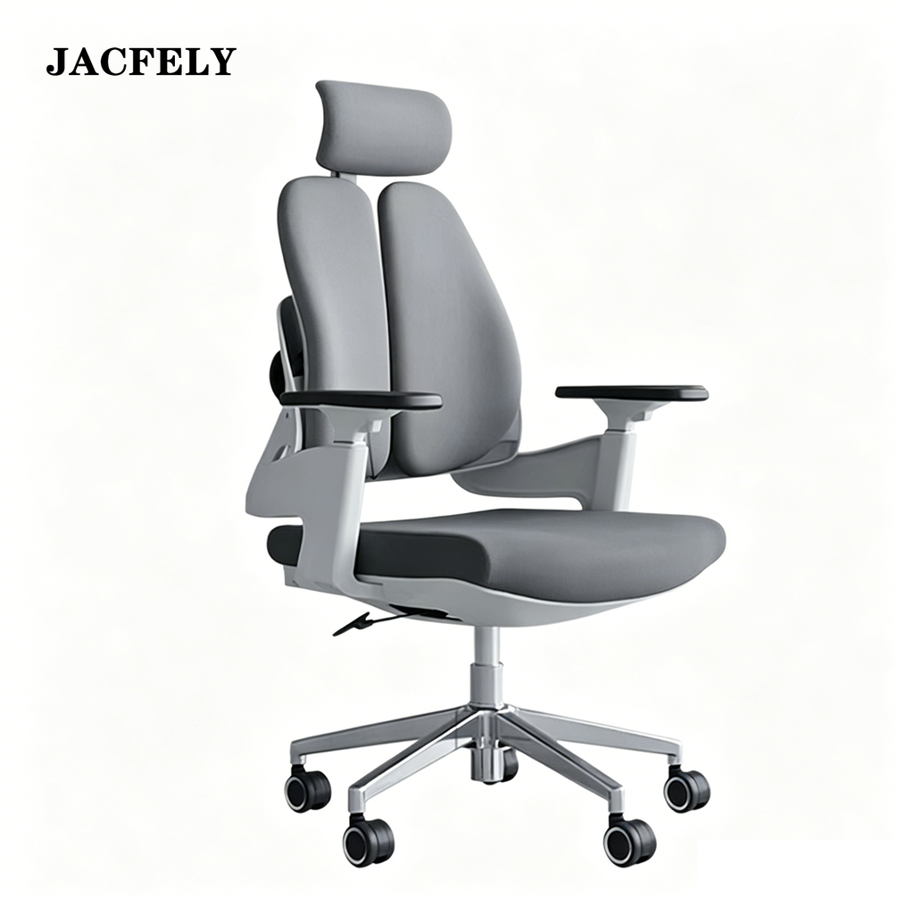 JACFELY Ergonomic Office Chair with Lumbar Support, Adjustable Swivel Computer Desk Chair