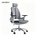 JACFELY Ergonomic Office Chair with Lumbar Support, Adjustable Swivel Computer Desk Chair