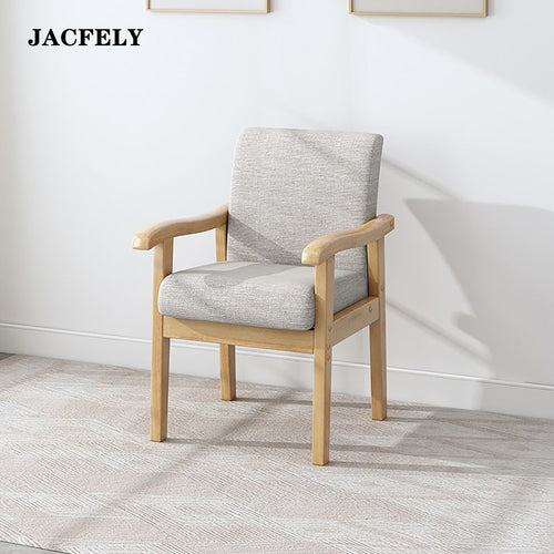 JACFELY Accent Armchair with Armrests, Upholstered Sofa Chair with Supportive Backrest