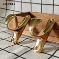 JACFELY Shower Curtain Hooks 12 Pack, Zinc Alloy Rust-Resistant Decorative Shower Curtain Hooks
