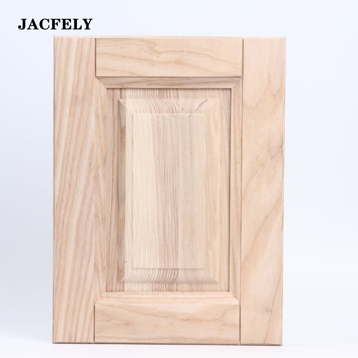 JACFELY Wood Cabinet Door, Solid Wood Replacement Door Panel for Kitchen Cabinets and Cupboards