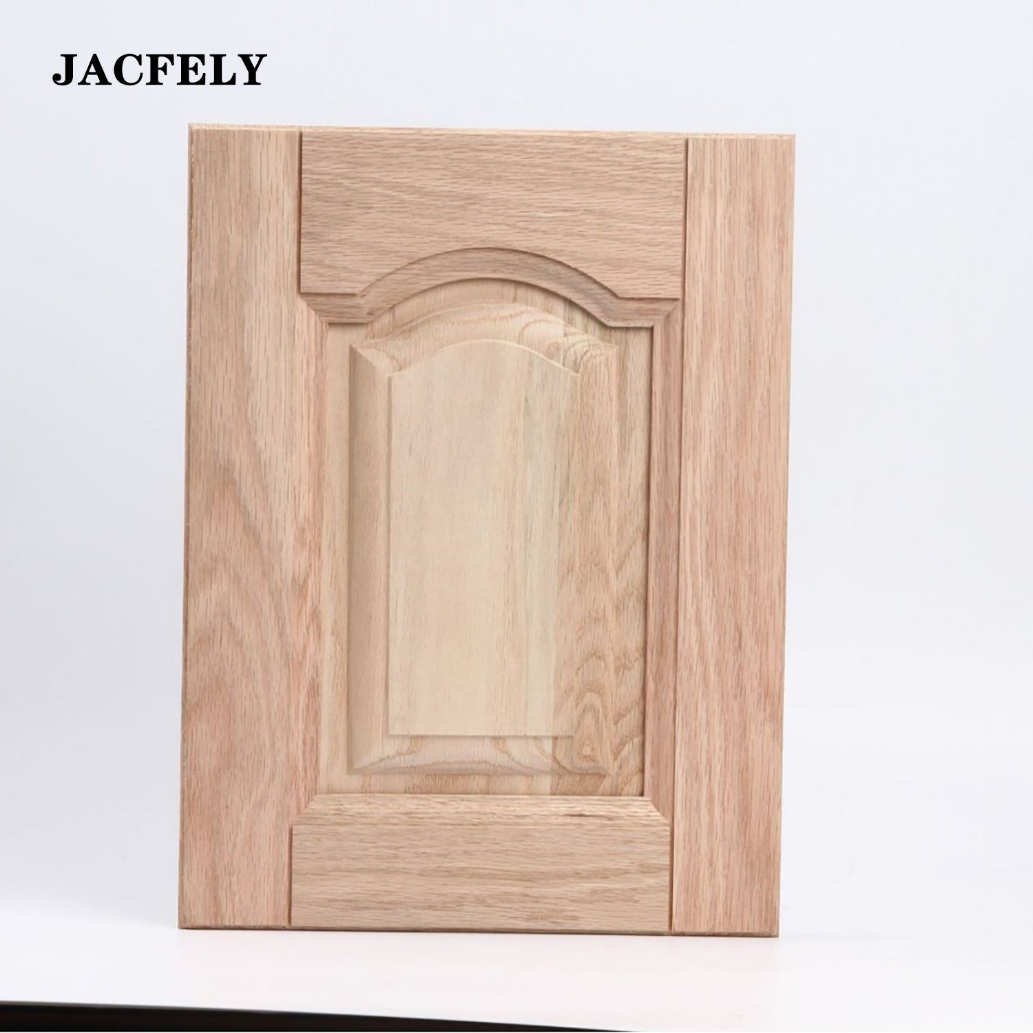 JACFELY Wood Cabinet Door, Solid Wood Replacement Door Panel for Kitchen Cabinets and Cupboards