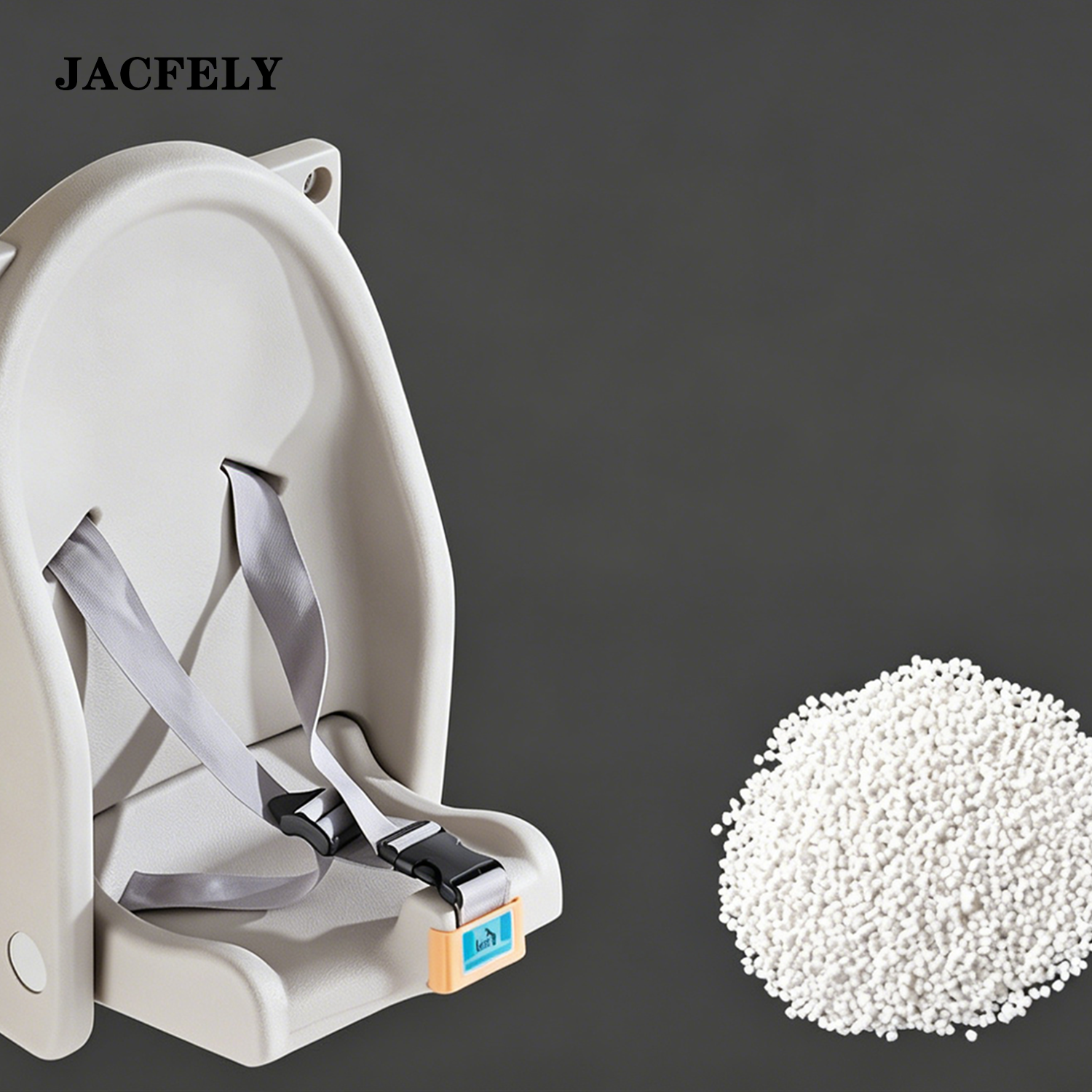 JACFELY Wall-Mounted Baby Changing Table, Fold-Down Baby Diaper Changing Station, Multi-Function Baby Care Table with Safety Belt and Storage Shelf