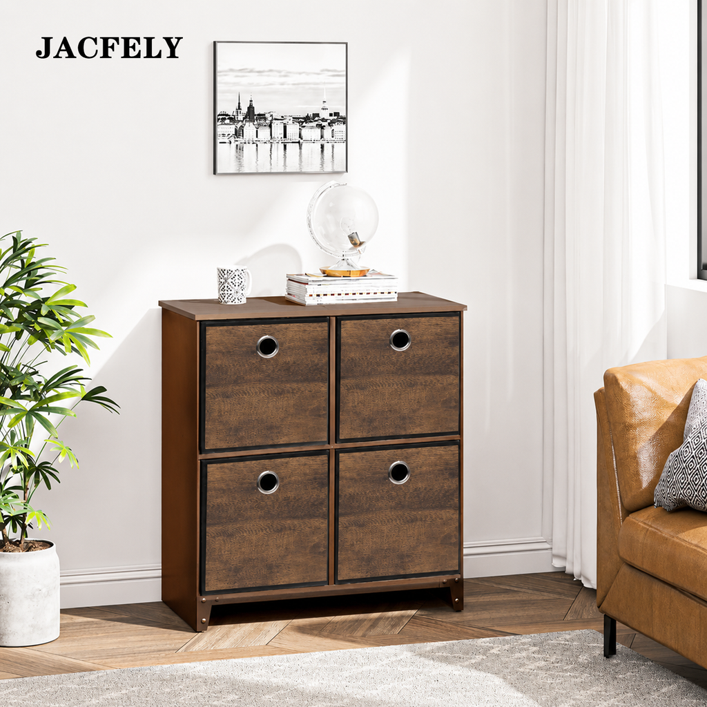 JACFELY Foldable Clothes Drawer Organizer Box