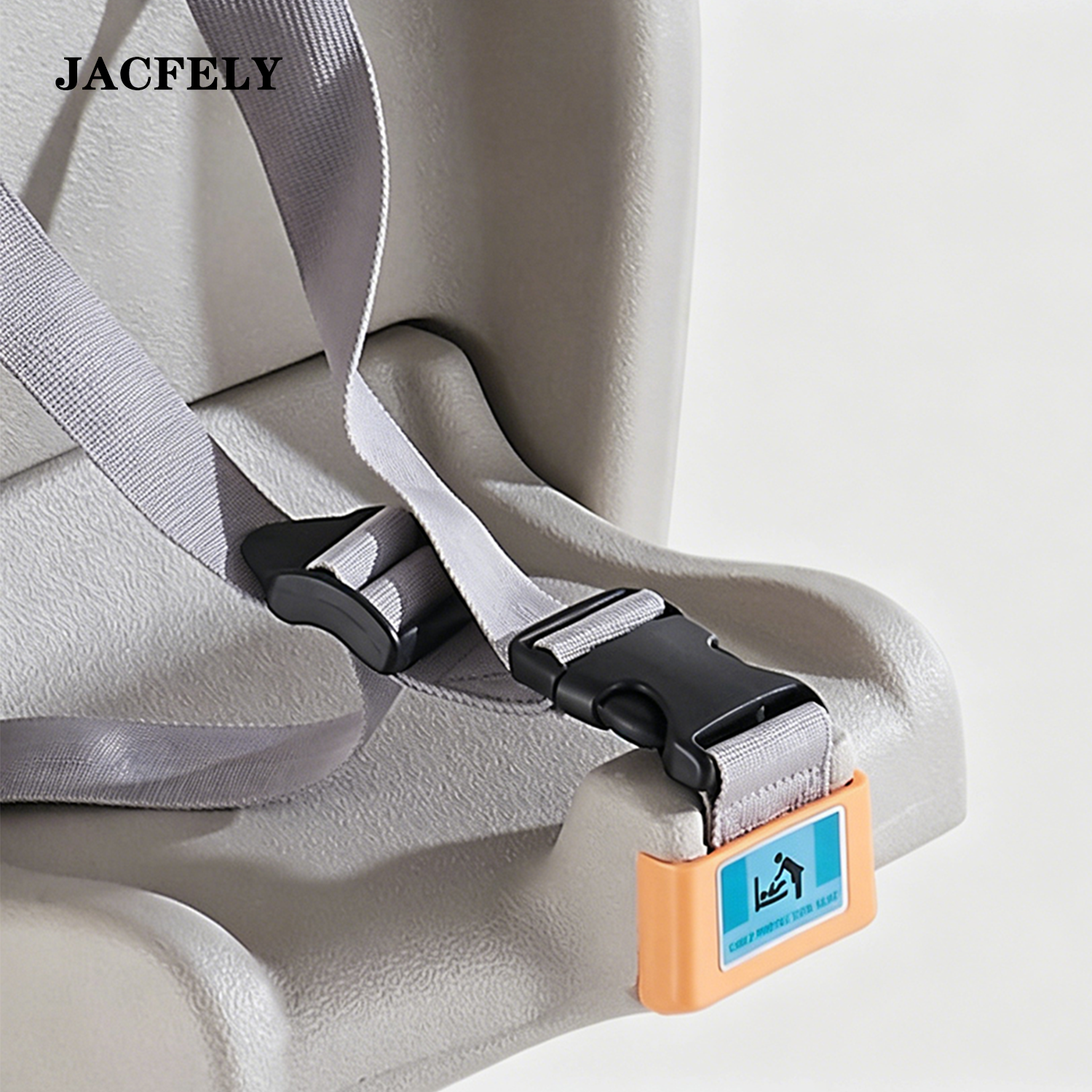 JACFELY Wall-Mounted Baby Changing Table, Fold-Down Baby Diaper Changing Station, Multi-Function Baby Care Table with Safety Belt and Storage Shelf