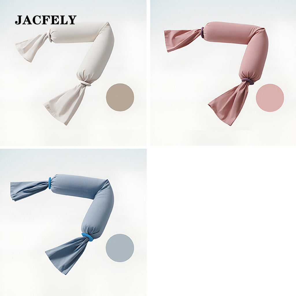 JACFELY Baby Bolsters, Candy Shape Cotton-Like Infant Pillow, Soft Baby Hug Pillow