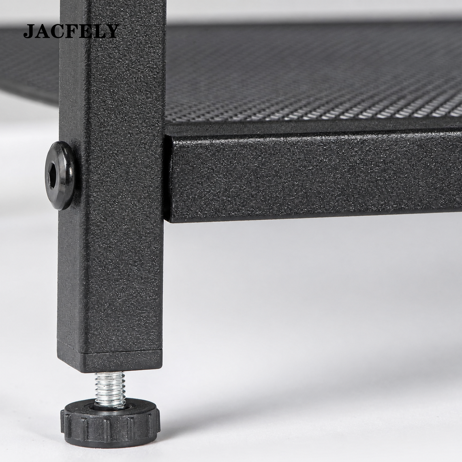 JACFELY 3-Tier Metal Shoe Rack Organizer, Shoe Storage Shelf