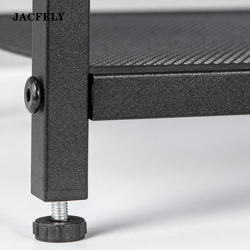 JACFELY 3-Tier Metal Shoe Rack Organizer, Shoe Storage Shelf