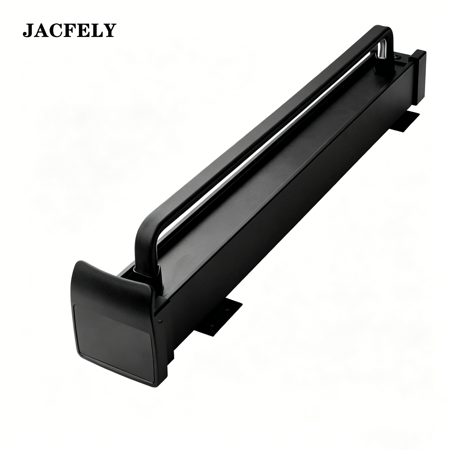 JACFELY Pull-Out Sliding Clothes Hanger Rack, Damping Slide Rail Closet Rod for Wardrobe Storage