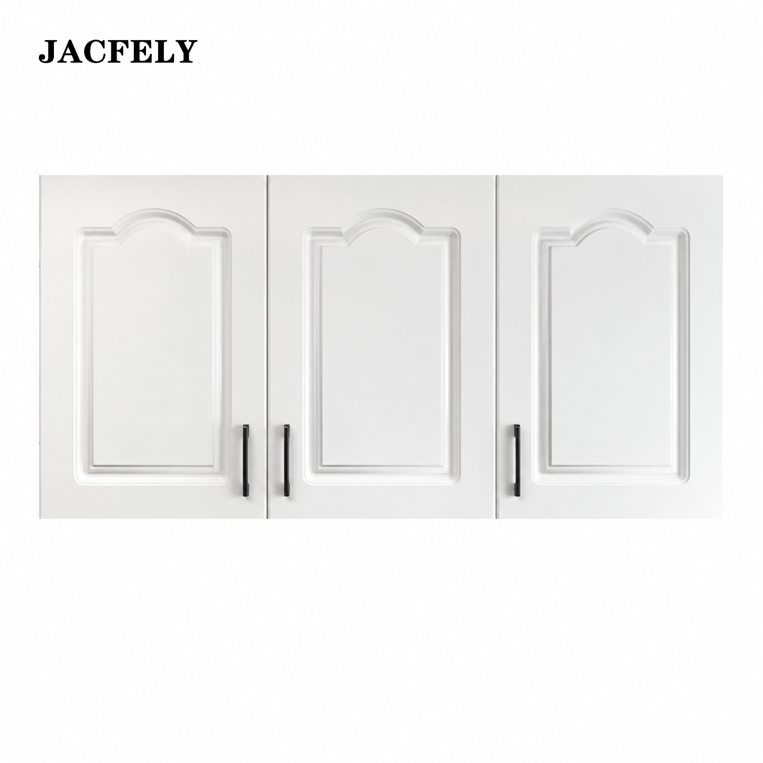 JACFELY Wall Mounted Storage Cabinet, Kitchen Hanging Cabinet with Doors