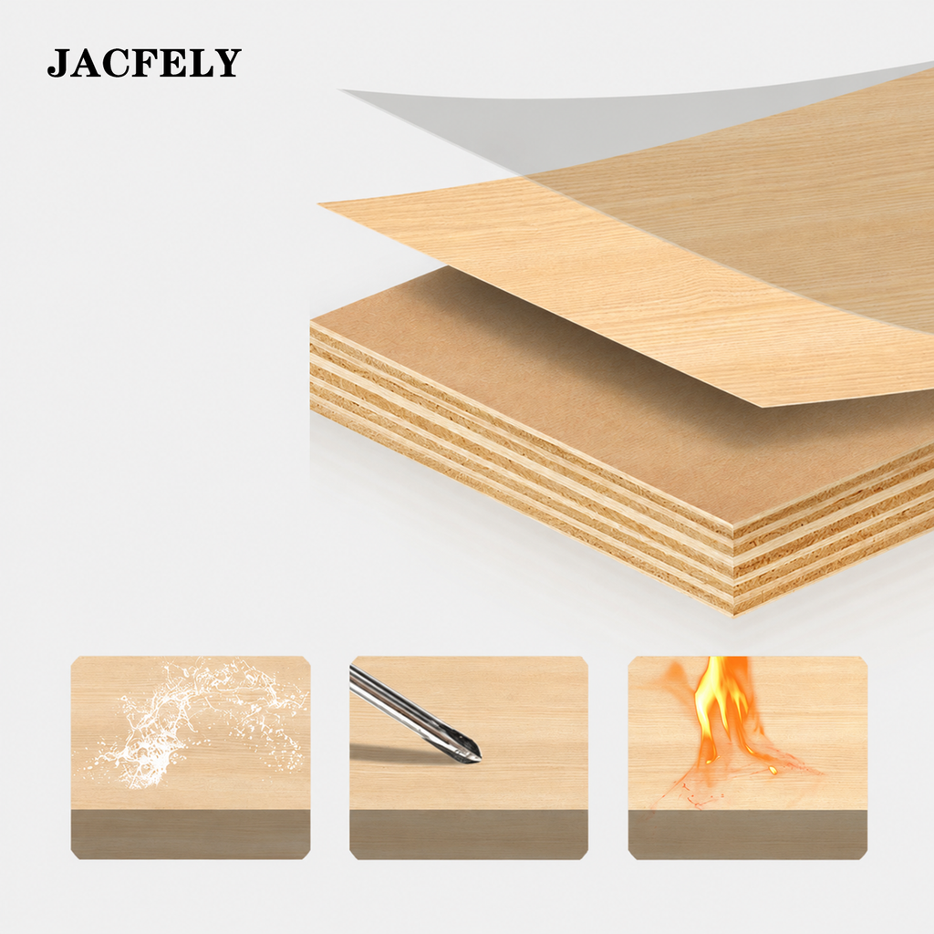 JACFELY Smart Electric Standing Desk, Height Adjustable Ergonomic Computer Desk