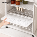 JACFELY Dish Cabinet, Kitchen Dish Storage Cabinet for Plates, Bowls, Cups and Tableware Organization