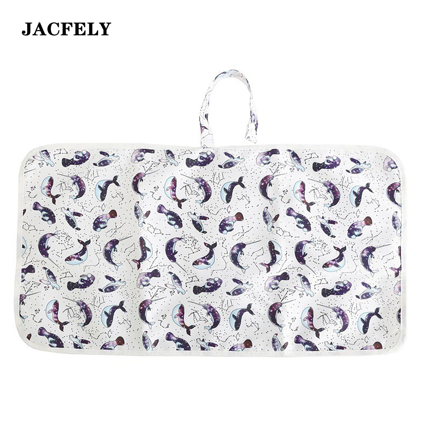 JACFELY Portable Baby Diaper Changing Pad, Foldable Waterproof Changing Mat