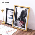 JACFELY Wood Picture Frames, Wall Mount and Tabletop Photo Frame, Poster Display Frame for Photos, Artwork, Prints and Home Decor