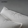 JACFELY 60% Down Pillow, Cotton Bed Pillow Insert, Soft Fluffy Sleeping Pillow
