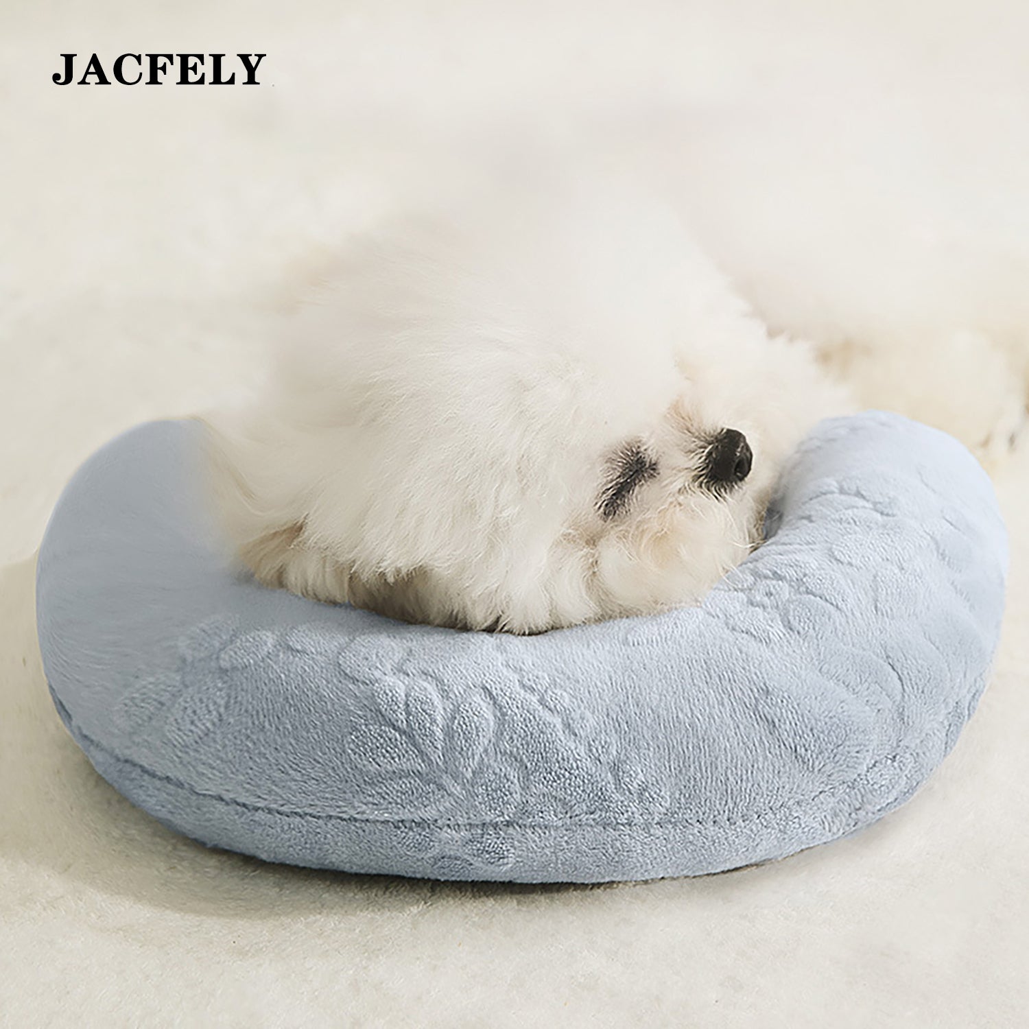 JACFELY Dog Neck Pillow, Small Pet Pillow for Sleeping, Soft Puppy Headrest Cushion