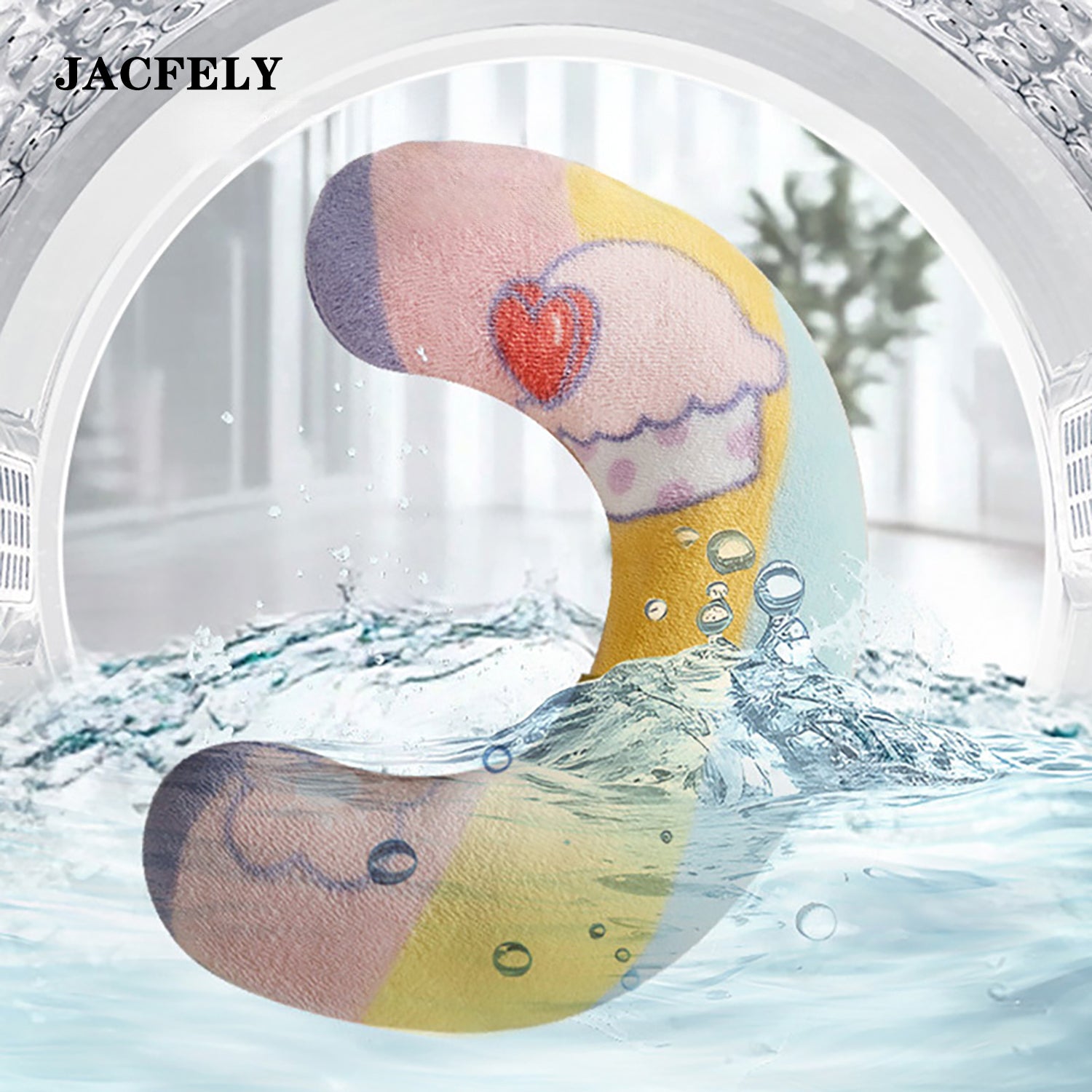 JACFELY Dog Neck Pillow, Small Pet Pillow for Sleeping, Soft Puppy Headrest Cushion