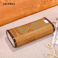 JACFELY Hollow Bamboo Pillow, Summer Cooling Wooden Bamboo Pillow, Breathable Neck Support Pillow