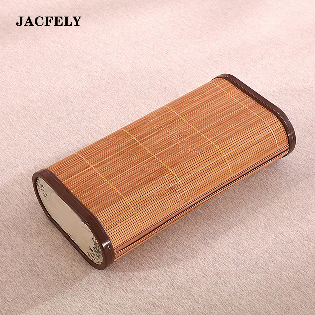 JACFELY Hollow Bamboo Pillow, Summer Cooling Wooden Bamboo Pillow, Breathable Neck Support Pillow