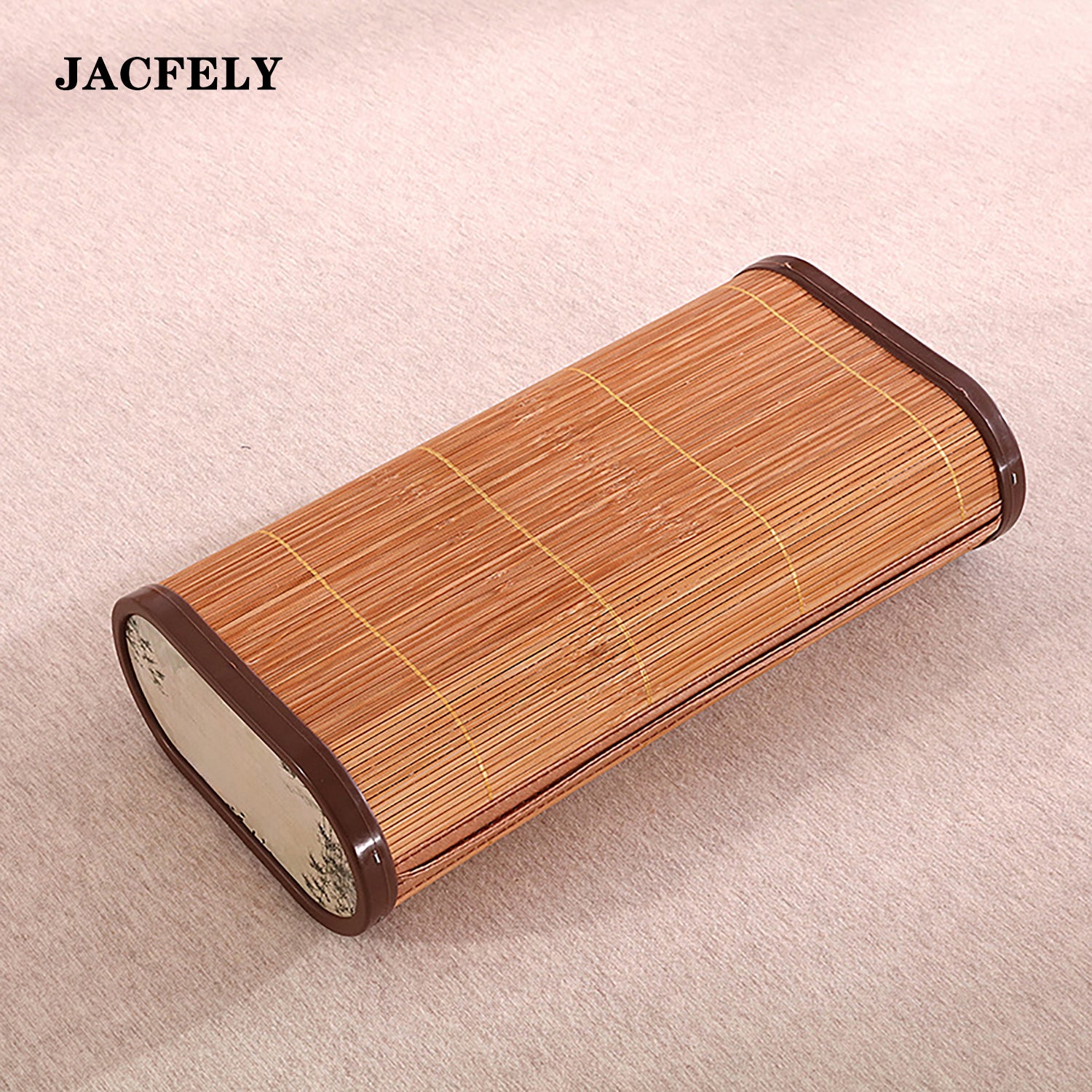 JACFELY Hollow Bamboo Pillow, Summer Cooling Wooden Bamboo Pillow, Breathable Neck Support Pillow
