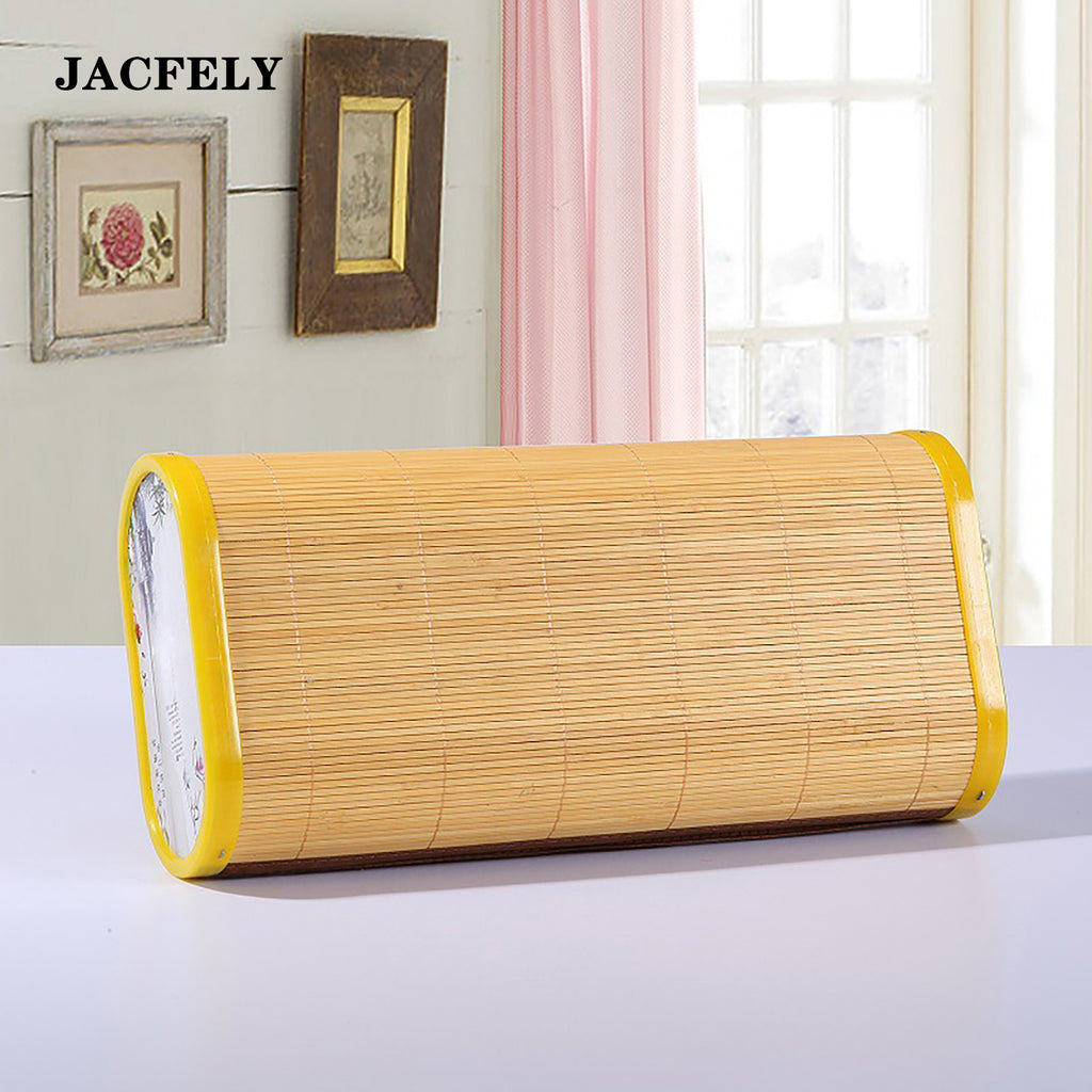 JACFELY Hollow Bamboo Pillow, Summer Cooling Wooden Bamboo Pillow, Breathable Neck Support Pillow