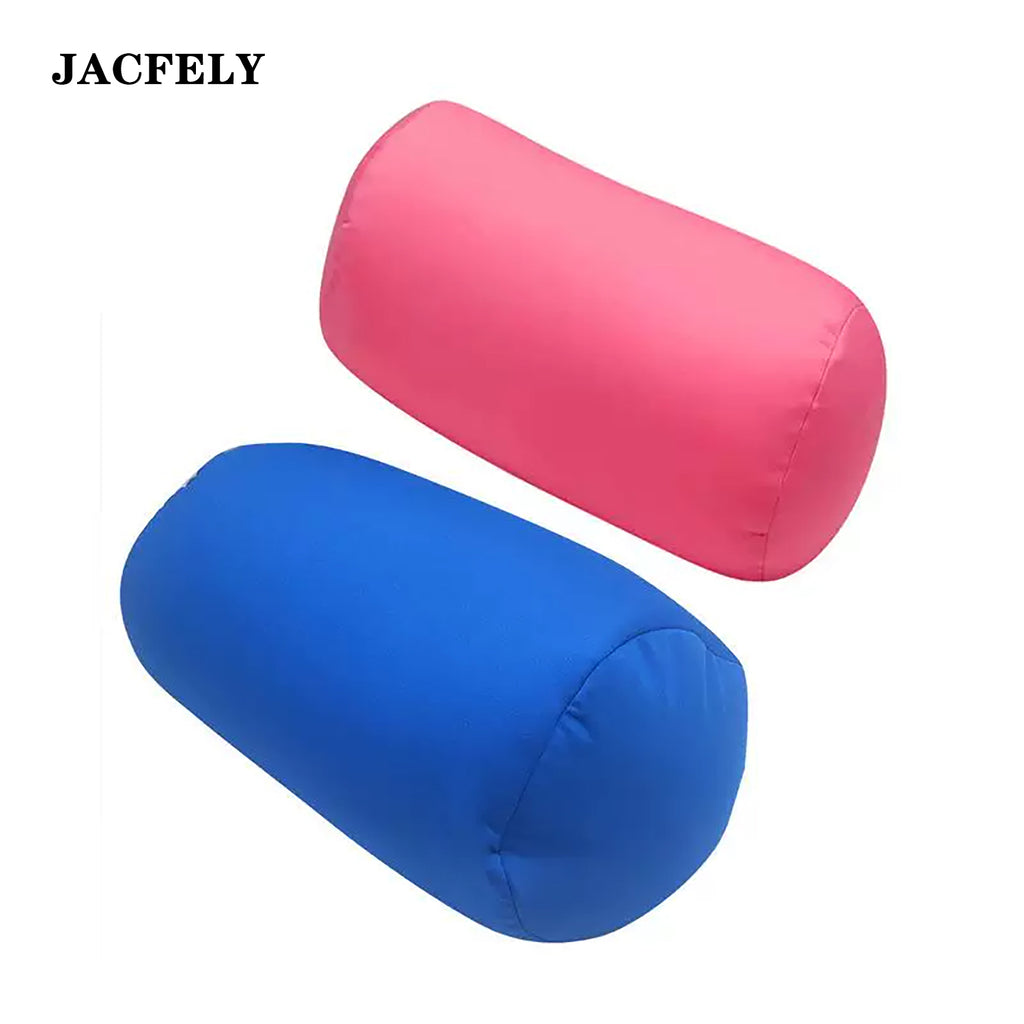 JACFELY Cylinder Bean Bag Throw Pillow, Soft Foam Bead Roll Cushion