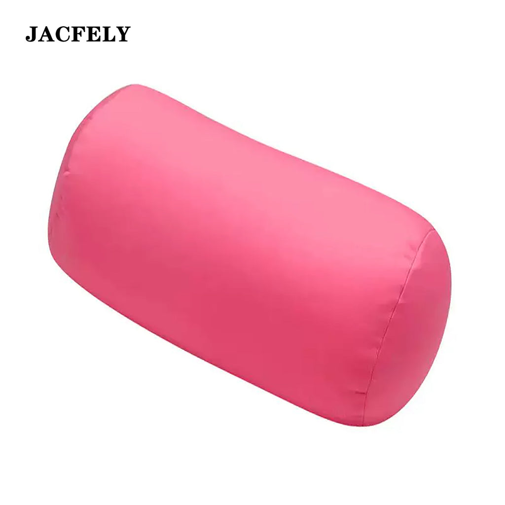 JACFELY Cylinder Bean Bag Throw Pillow, Soft Foam Bead Roll Cushion