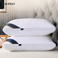 JACFELY Bed Pillows Set of 2,  Polyester Filled Sleeping Pillows with Soft Brushed Fabric