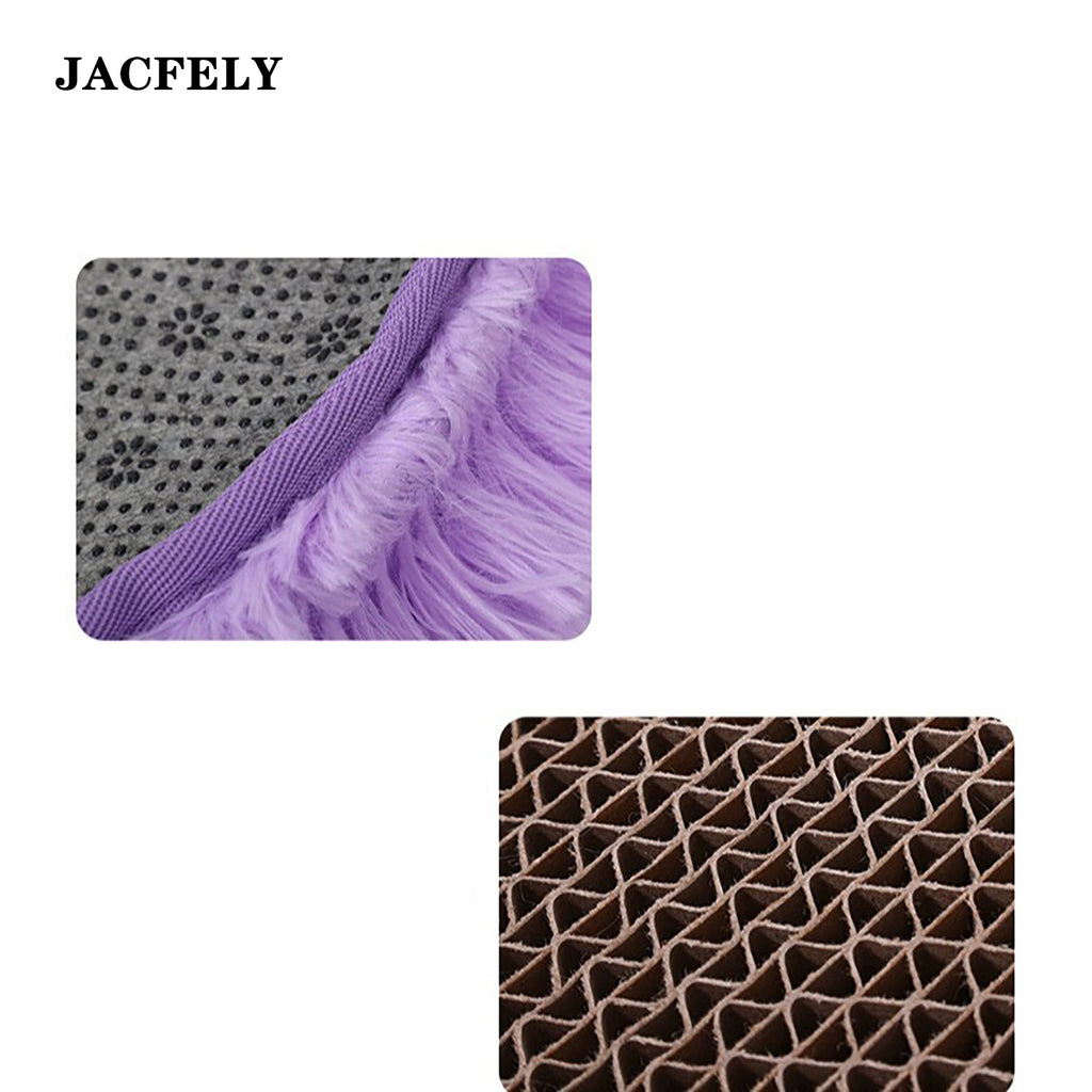 JACFELY Cat Scratcher, All-Season Cat Scratching Board Bed, Durable Cat Scratch Pad