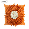 JACFELY 3D Sunflower Throw Pillow, Decorative Accent Pillow Cushion for Sofa, Couch, Living Room, Bedroom and Home Decor