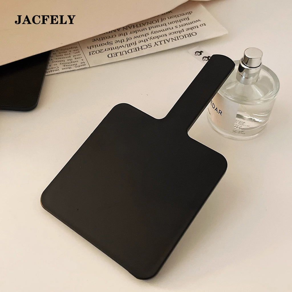 JACFELY Handheld Makeup Mirror, Portable Hand Mirror with Handle, Small Vanity Mirror