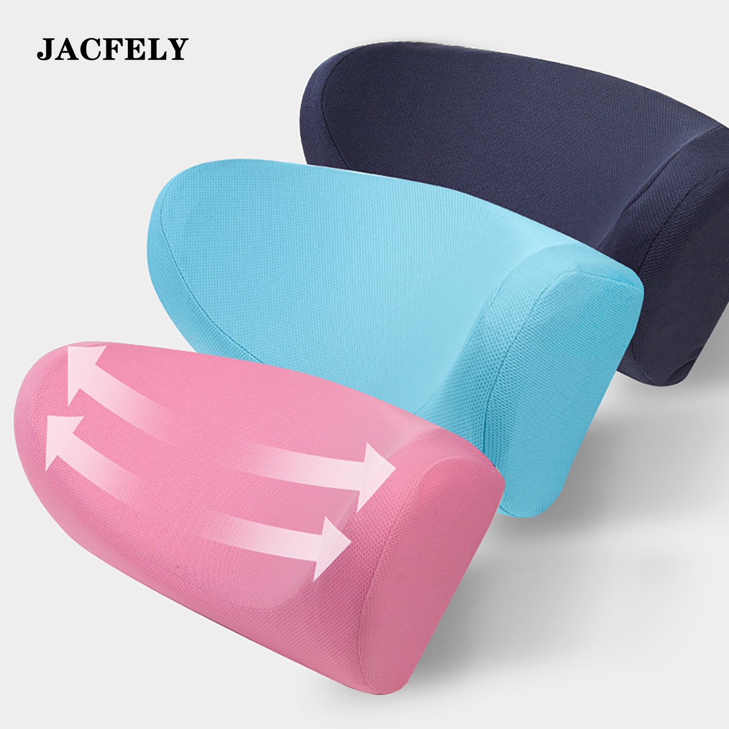 JACFELY Head Supporting Pillow for Kids, Memory Foam U-Shaped Car Neck Pillow, Soft Slow Rebound Travel Pillow