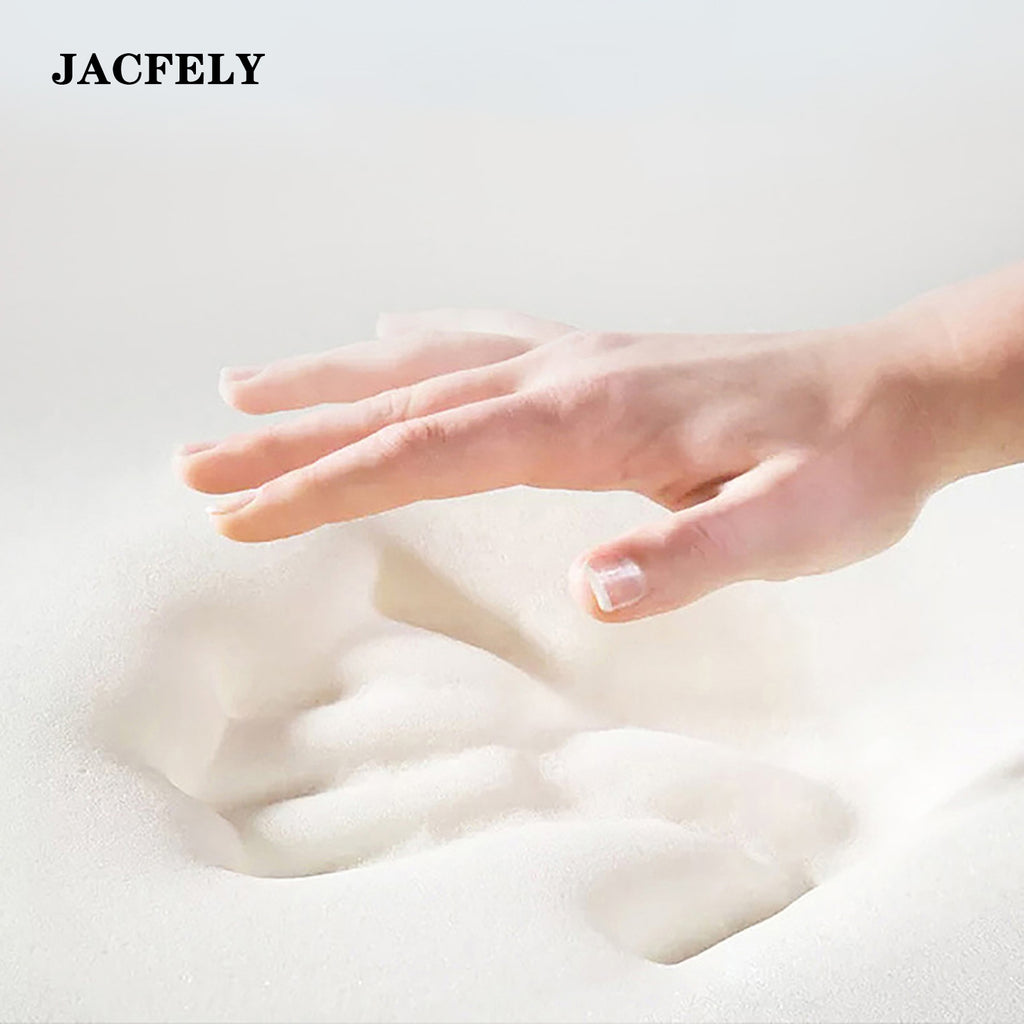 JACFELY Head Supporting Pillow for Kids, Memory Foam U-Shaped Car Neck Pillow, Soft Slow Rebound Travel Pillow