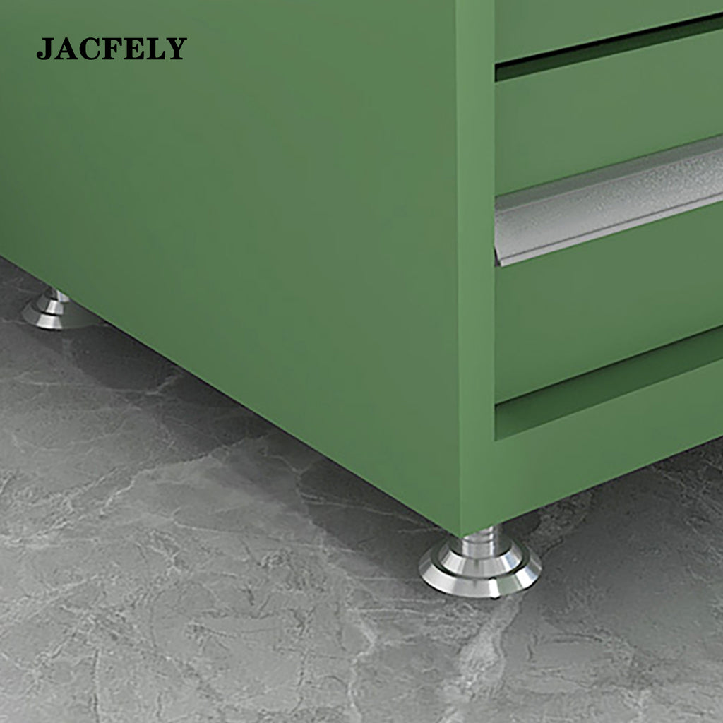 JACFELY Metal Tool Cabinets, Heavy Duty 8-Drawer Tool Cabinet, Thickened Steel Tool Chest with Locking Wheels